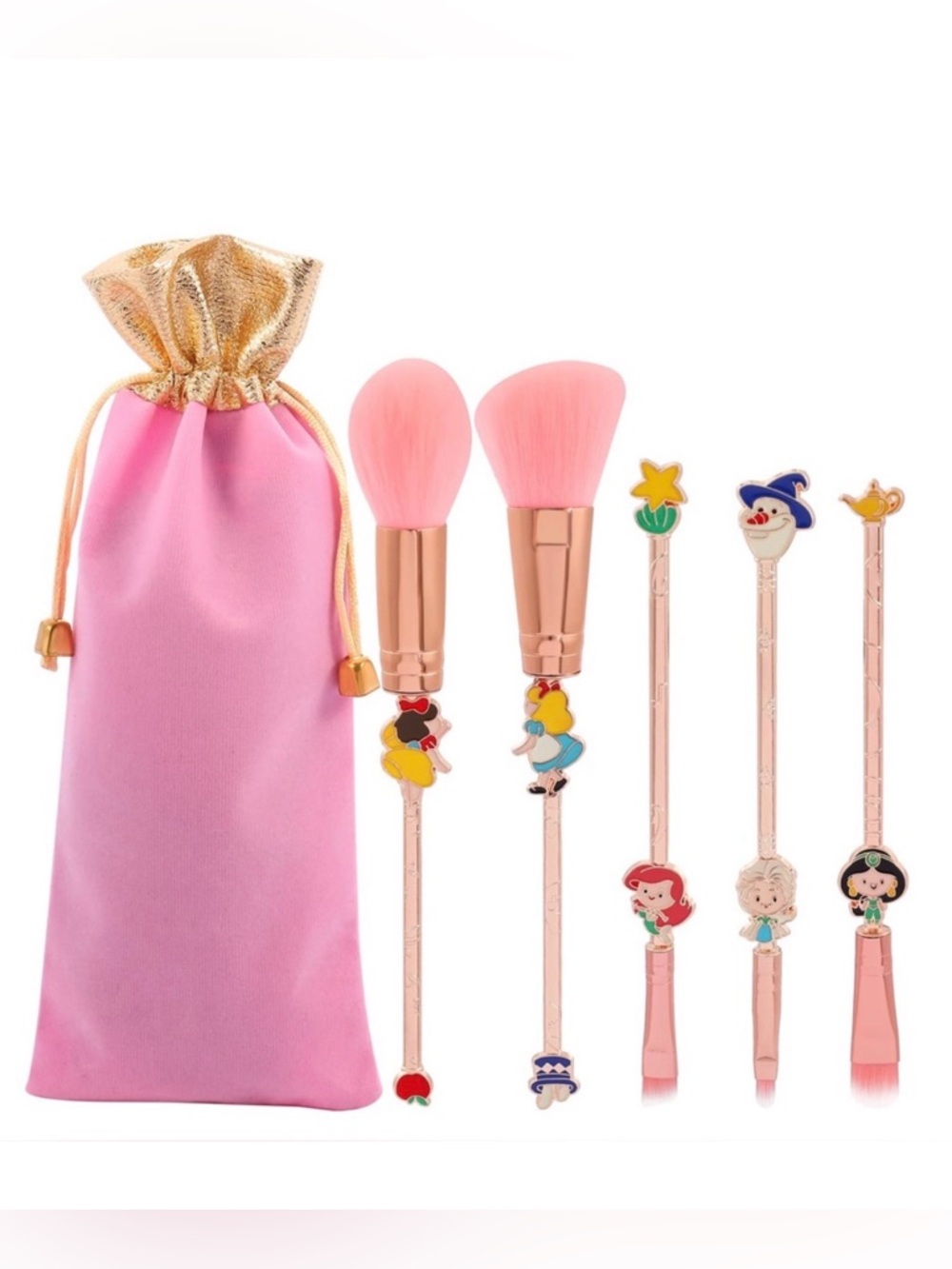 Princess Make-Up Brushes Set with Bag (5pcs) - Picture 1 of 2